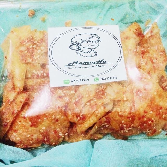 

Pangsit goreng balado (Mamana Food)