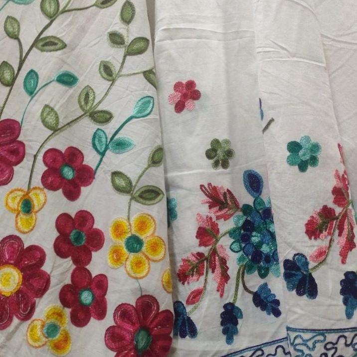 Mau Hemat--BAHAN KAIN COTTON BORDIR SATU SISI / KAIN COTTON/KAIN BORDIR