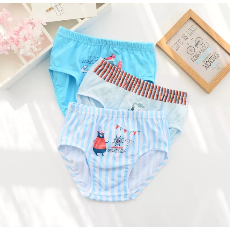 SET Celana Dalam Anak Lakilaki Celana Dalam Anak Lakilaki Katun dengan Box Kolor Anak Lakilaki Impor
