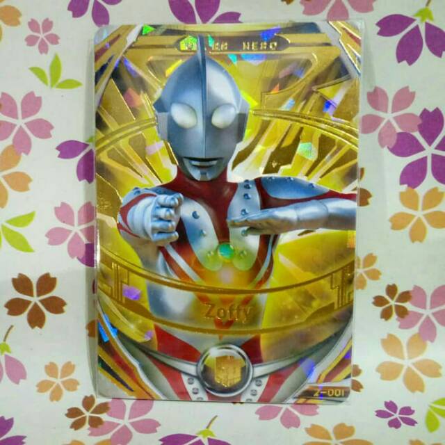 Ultraman zoffy UR versi 2 - 001 ultraman fusion fight Kartu ORI MESIN