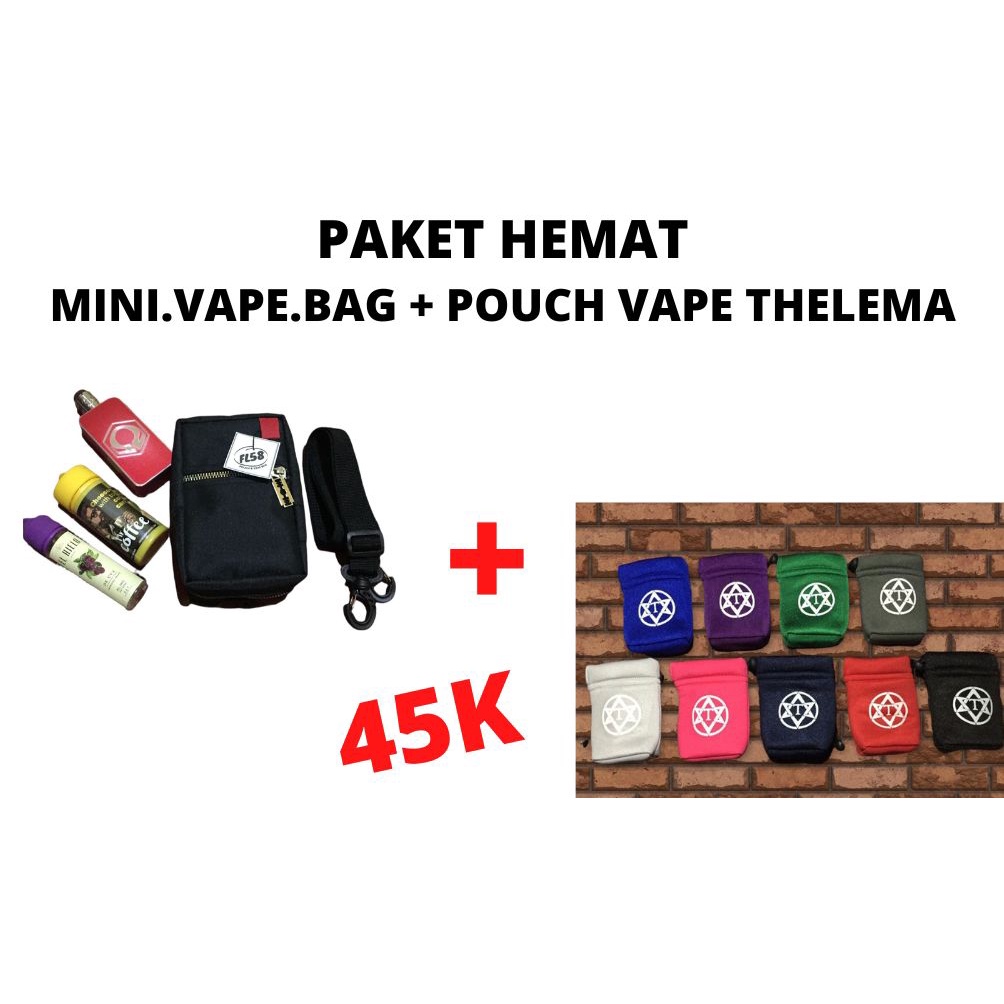 PAKET HEMAT 45K I MINI SLEMPANG + POUCH-THELEMA