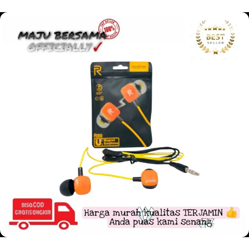 MB - HANDSFREE EARPHONE HEADSET REALME R80 Realme buds 2 Feel The Real Bass