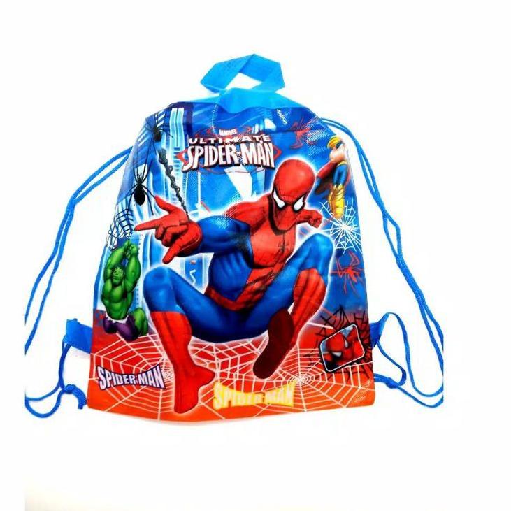 

(PROMO CLF76) Tas kain serut ransel sekolah anak karakter no woven LOL hadiah souvenir ulang tahun anak ✵