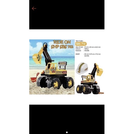 mainan beko besar duduk