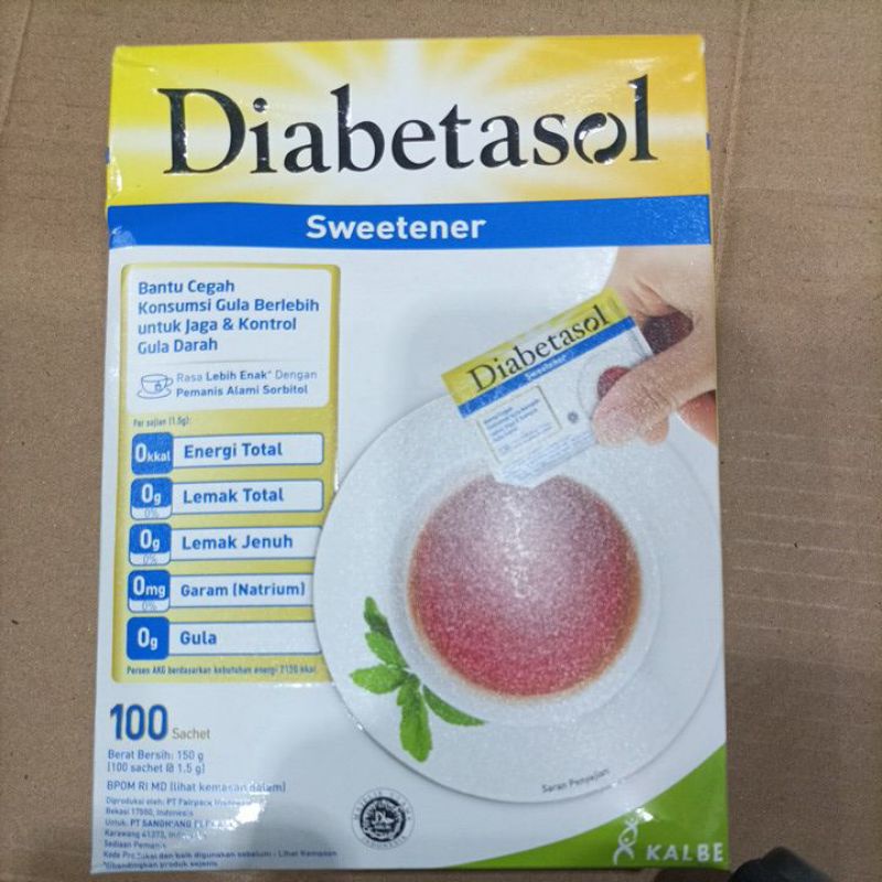 DIABETASOL SWEETNER/GULA 100sc,50sc,25sc