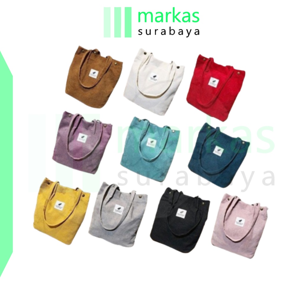 MARKAS MS1318 Tote Bag You Need This One Tas Kuliah Fashion Wanita Totebag Kanvas Polos