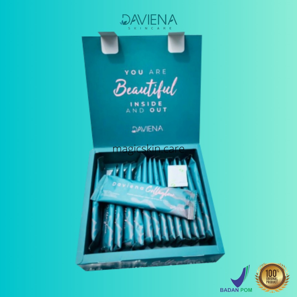 COLLAGEN DAVIENA SKINCARE | COLLAGLOW DAVIENA | MINUMAN COLAGEN