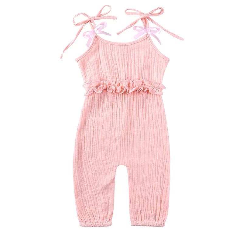 Kalila Cadella Jumpsuit Baju Anak Perempuan / Bahan Katun Cringkle
