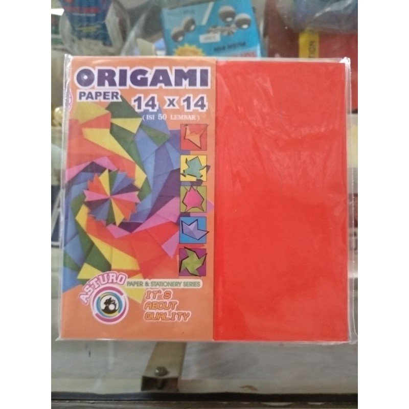

kertas origami ukuran 14 X 14