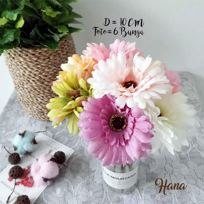 Bunga plastik garbera/bunga artificial