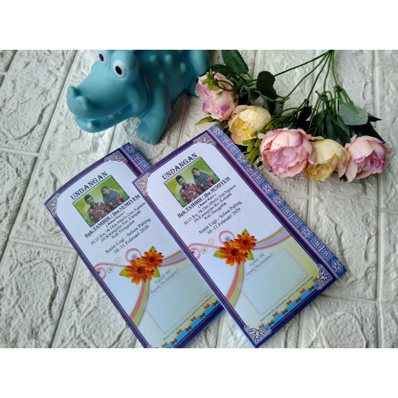 undangan pernikahan 1 pack =50 /undangan orang tua/undangan murah/undangan 50 pcs
