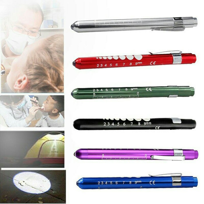 JJJ 161 Senter Mini LED 773 Stainless / Pulpen Batu Cincin Akik