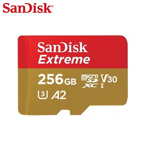 SanDisk Extreme 256GB A2 160MB/s MicroSDXC Card for Mobile Gaming