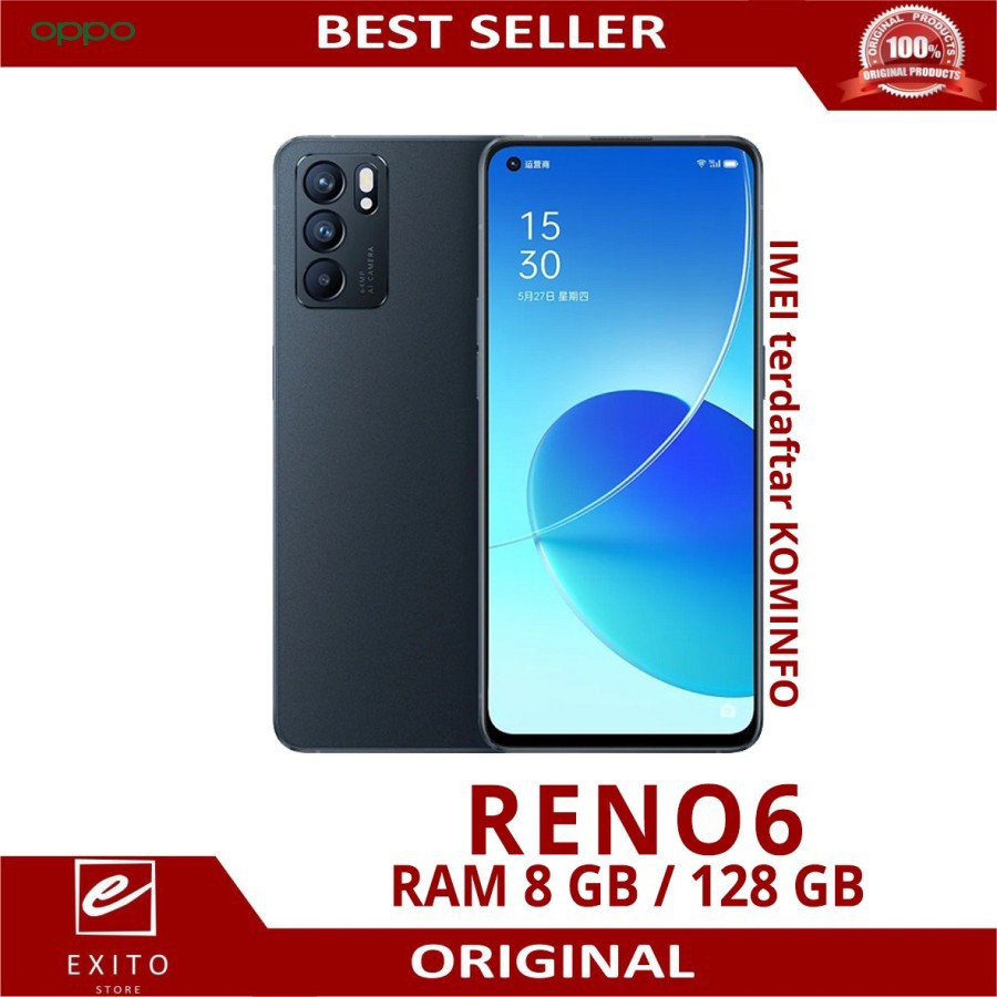OPPO RENO 6 4G RAM 8/128GB GARANSI RESMI