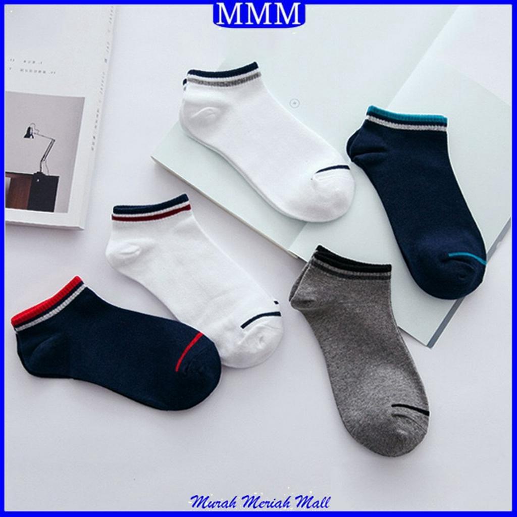 MMM Kaos kaki semata kaki pria 6723 kaos kaki motif stripe kaos kaki pria one line kaos kaki fashion unisex kaos kaki list