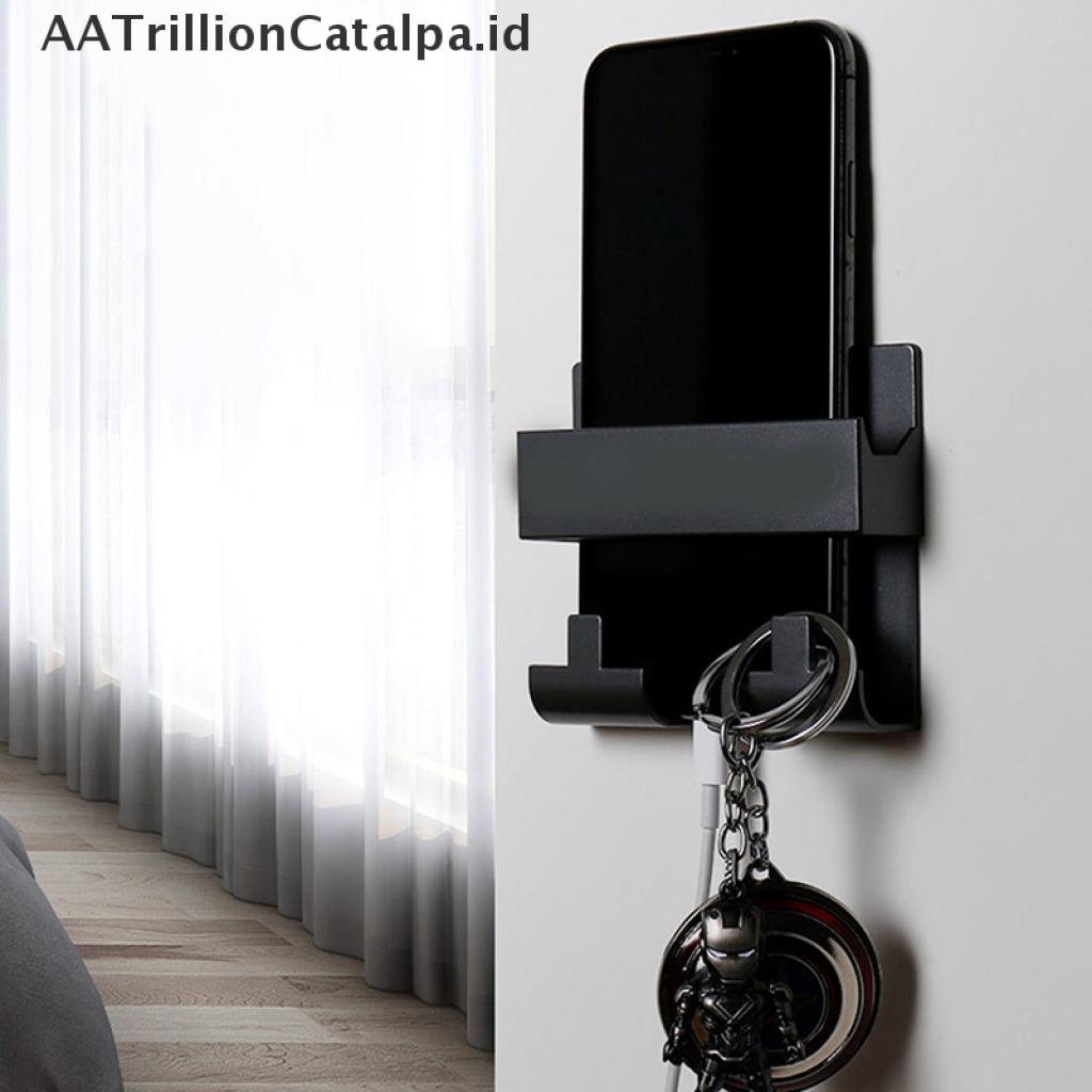 (AATrillionCatalpa) Braket Stand Holder Smartphone Mount Dinding Untuk Hotel