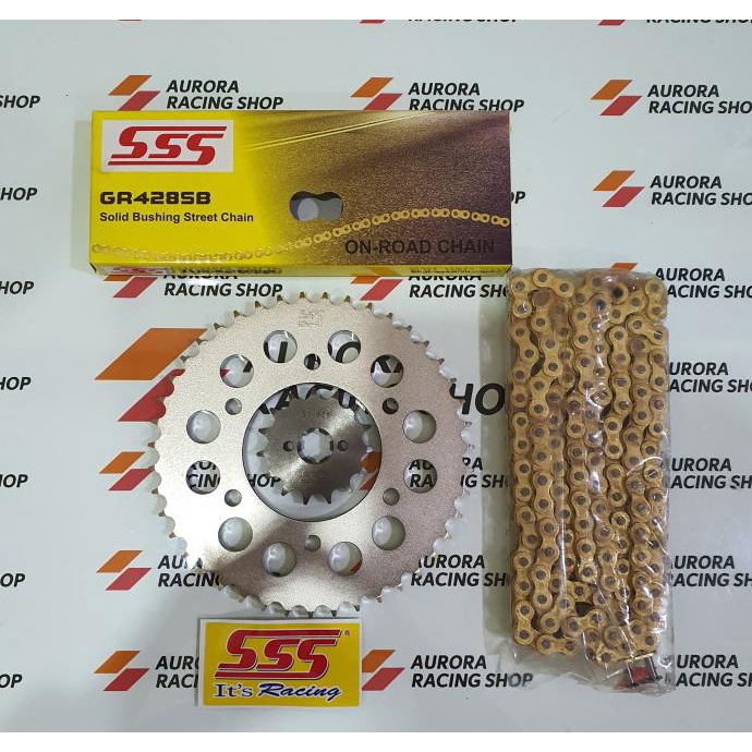 BARU Gear Set SSS 428 Vixion Lama / New Vixion / Byson / MX King