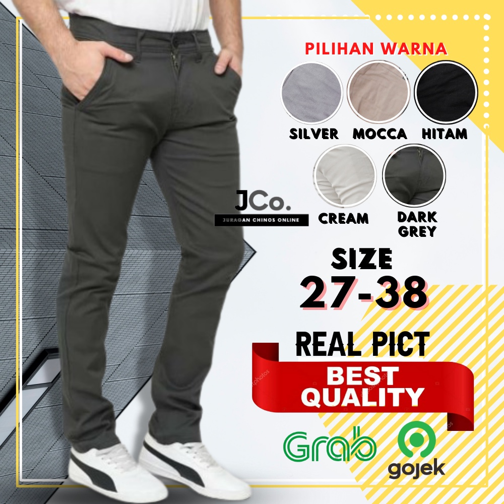 Celana Chino Chinos Cino Panjang Pria Slimfit Kerjaharian Santai Casual Formal Kualitas Erigo Pants