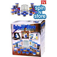 Spin n Store tempat penyimpanan wadah 49 in 1 reseller dropship grosir ecer alat rumah tangga toples