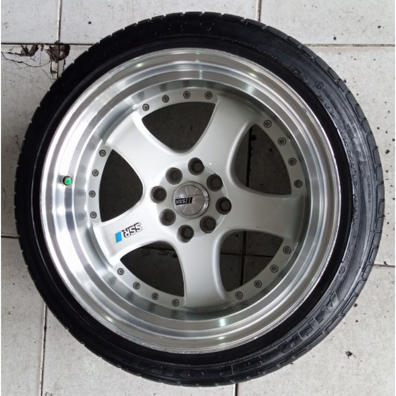 Velg Mobil Second SSR Ring 17x7,5/9 Pcd Baut 4x100/114 + Ban Achilles 205 45 r17 Baut Avanza Xenia V