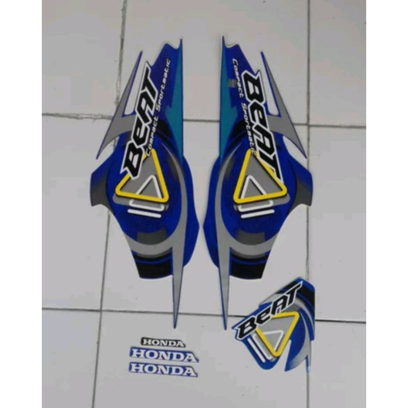 striping beat 2010 biru