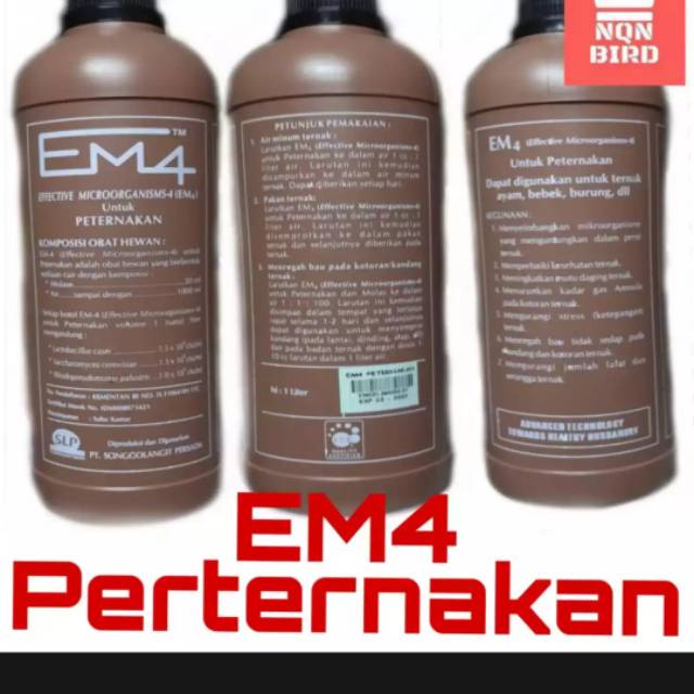 EM4 peternakan 1L untuk fermentasi pakan dan minuman ternak