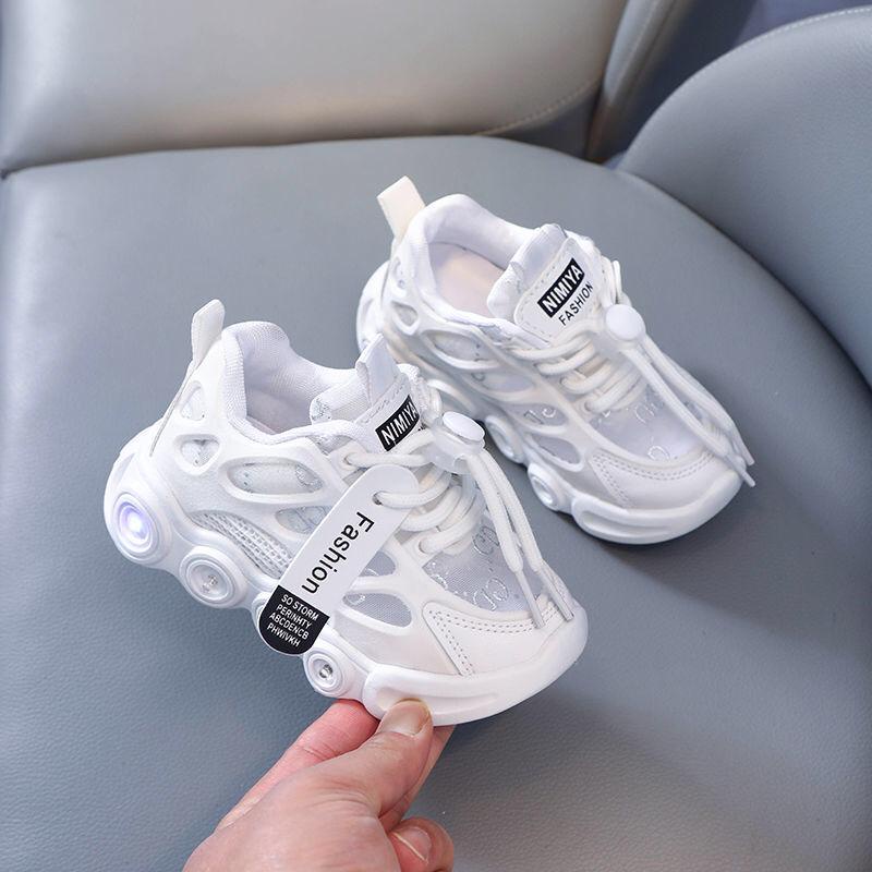 (LOLI-JKT) L99 SEPATU LED TRANSPARAN 2 WARNA SIZE 21-30 BAGUS BANGAT