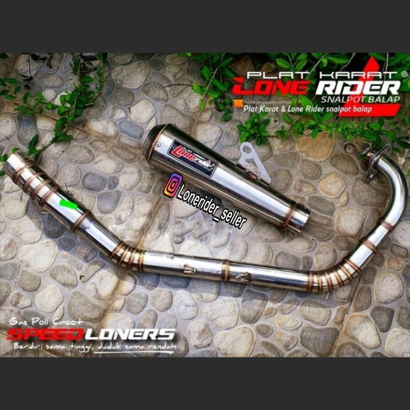 Lone Rider Original HeCeng_selenser Bar bar_Satria Fu karbu