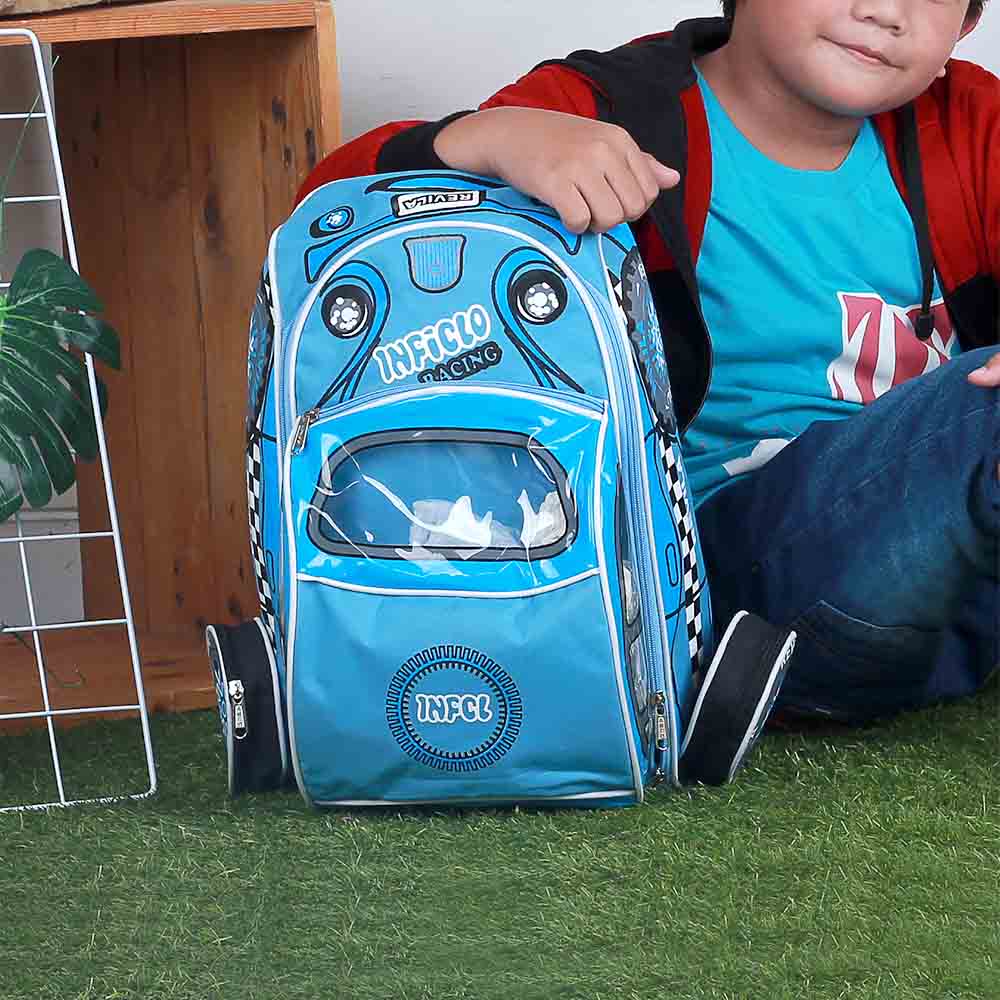 Tas Sekolah Ransel Backpack Anak Laki Laki PAUD TK Bentuk Tayo Lucu Model Terbaru Kualitas Terbaik