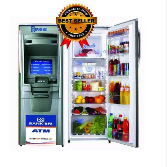 Stiker kulkas 2 pintu termurah