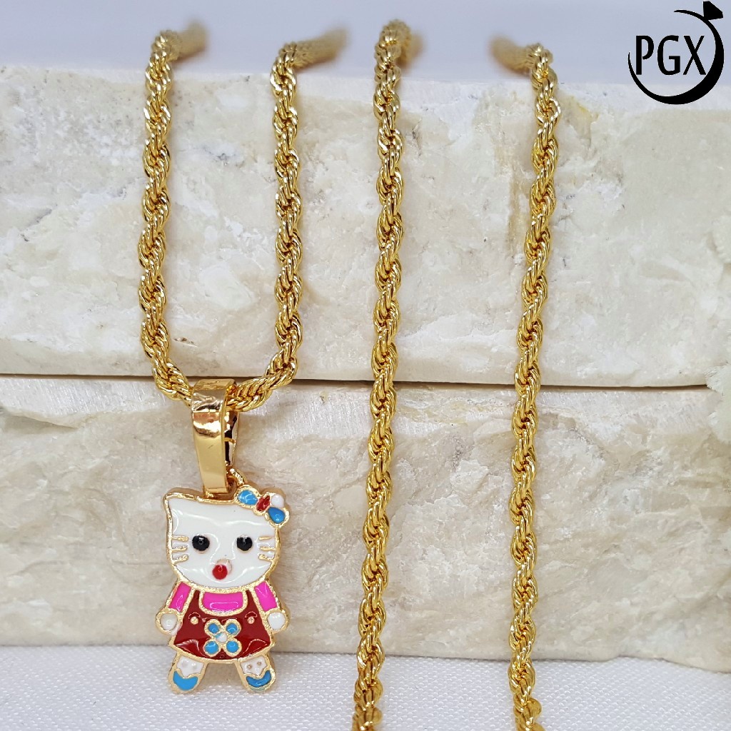 PGX Kalung Anak Perempuan Xuping Lapis Emas Aksesoris Fashion Perhiasan Premium - XA007