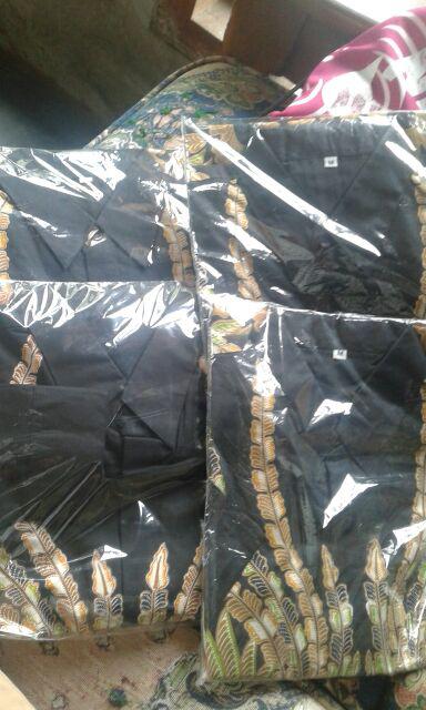 (1kg=4pcs) Kemeja Batik Lengan Panjang Batik Merak Puspita Pj Batik Solo Seragam Batik