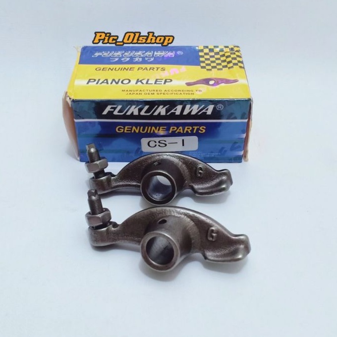 Platuk Klep Honda CS1 SONIC 125 OLD Piano Klep 2Pcs  Original Fukukawa