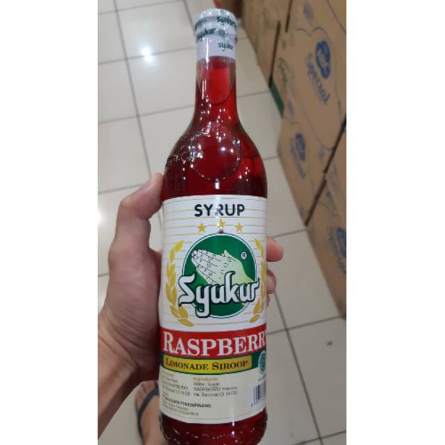 SYRUP SYUKUR RASPBERRY DAN BLUEBERRY 620ML VIA GOSEND MEDAN
