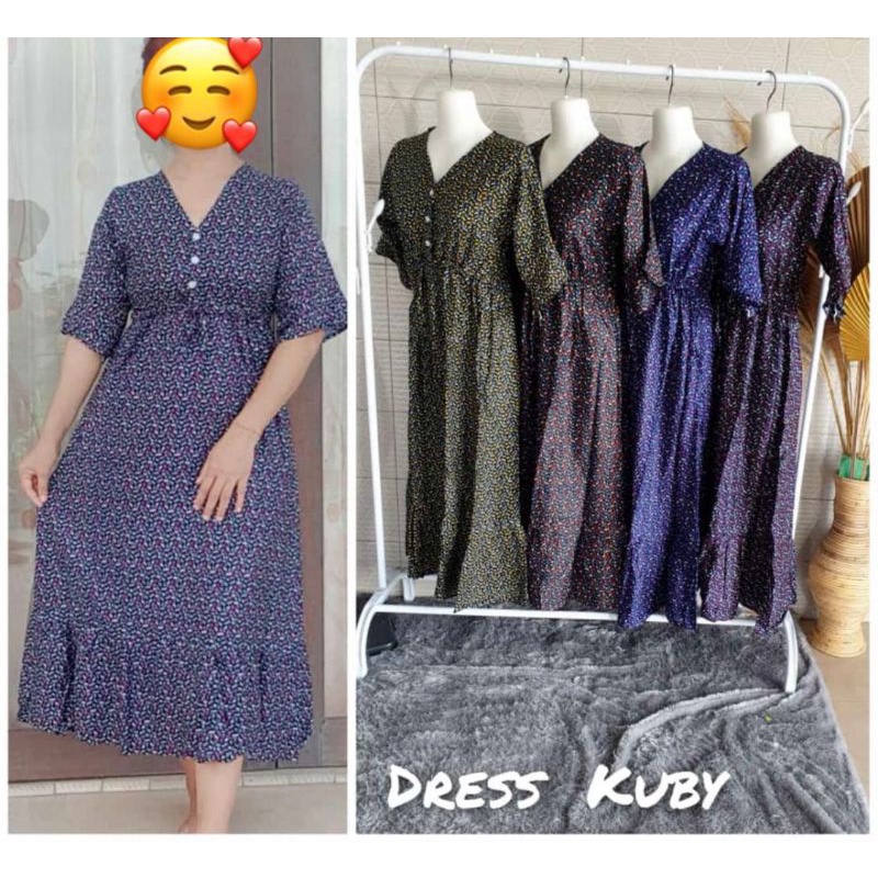 dress kuby rayon bali