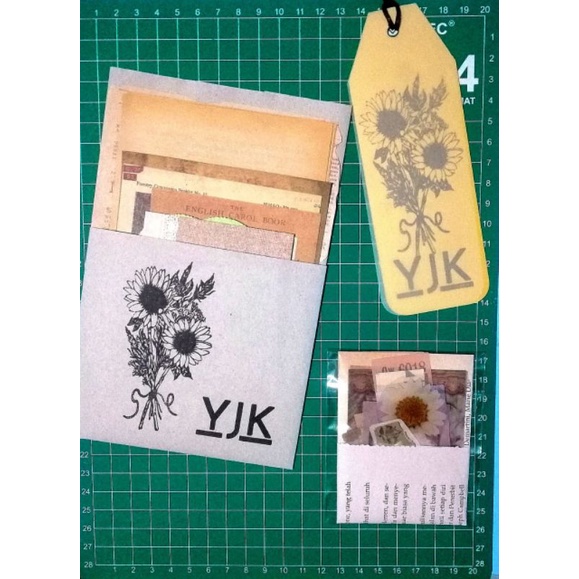 

Journal Kit Bronze 35pcs -Scrapbook Journaling Kit Vintage paper Aesthetic Murah