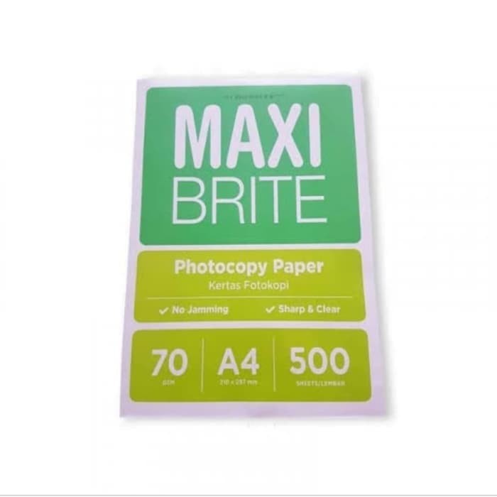 KERTAS HVS MAXI BRITE A4 70gsm / Promo kertas murah