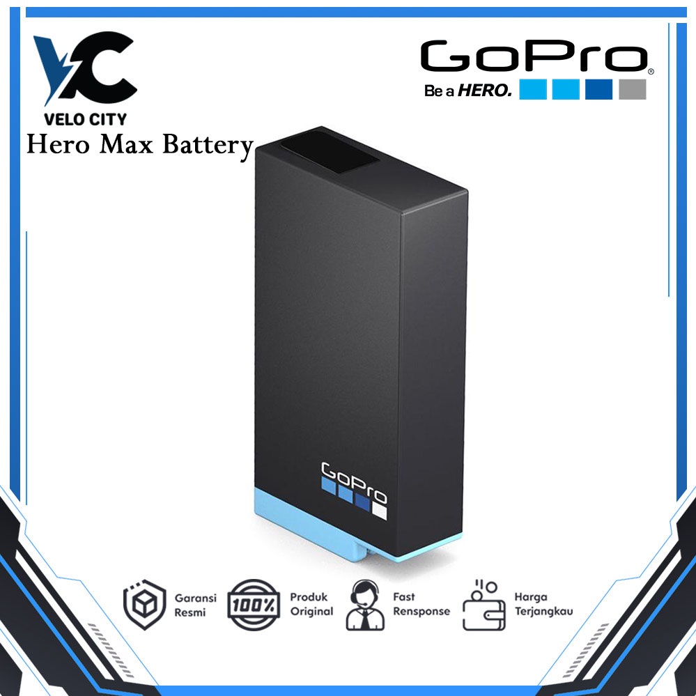 Baterai gopro hero max / baterai go pro hero max 360 original gopro