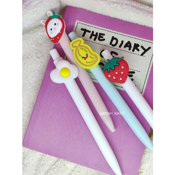 

Pulpen karakter makanan lucu