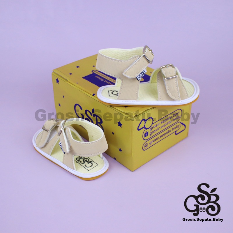 sepatu bayi sendal bayi sandal bayi laki laki perempuan prewalker bayi  umur 2 - 12 bulan model casual S03 polos ringan  fleksibel &amp; Anti Slip