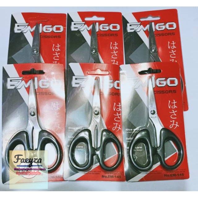 Gunting kecil isi 6 pcs mika (145) emigo