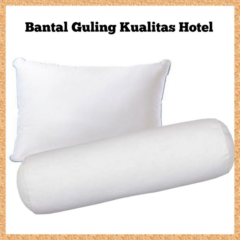 Bantal Guling Silicon Putih Polos Kualitas Hotel