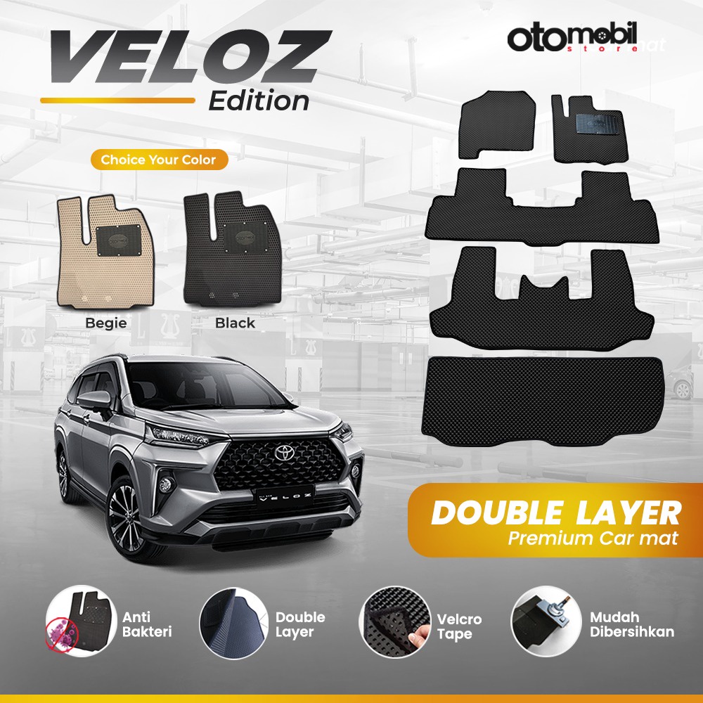 Jual Karpet Mobil Veloz 2022 Terbaru Bahan Double Layer Rubber Eva Premium Otomobil Store Indonesia Shopee Indonesia