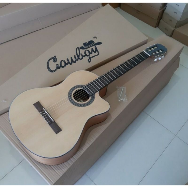 Gitar akustik klasik nilon cowboy CGC-100 NA original
