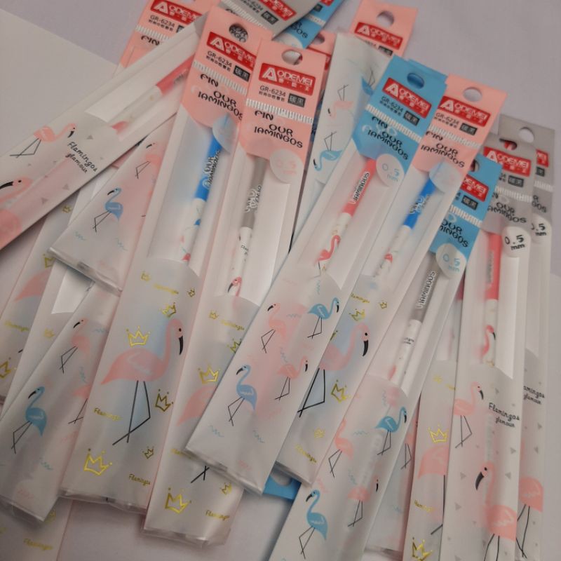 

Gel Pen Refil | Isi Pen Gel 0.5mm Flamingos