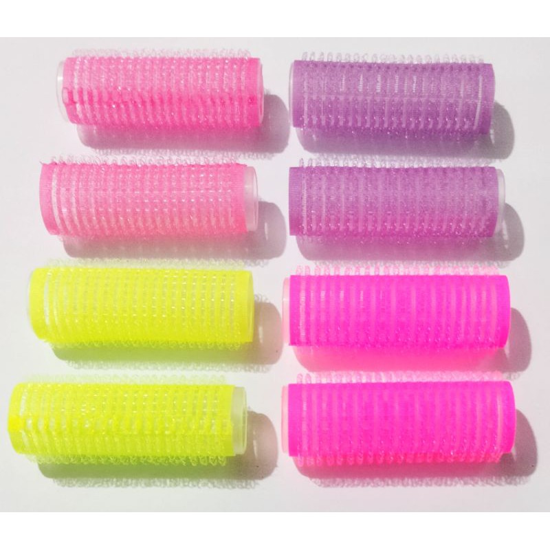 

6buah Roll Rambut Tempel Warna Stabilo