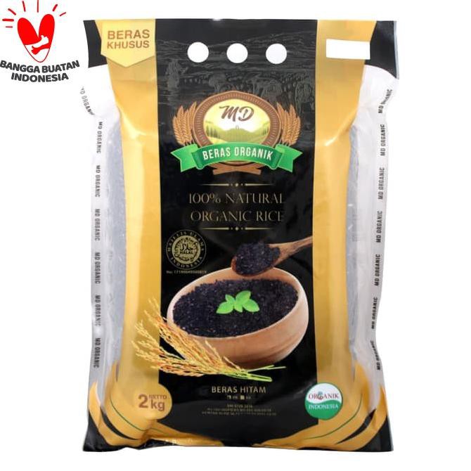 

BERAS- MD - ORGANIC BLACK RICE PECAH KULIT 2KG - BERAS HITAM - RENDAH GULA -UNGGULAN.