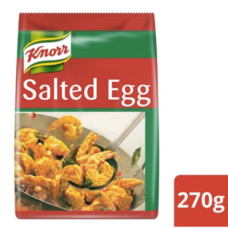 

Knorr Golden Salted Egg Powder / Bubuk Masak Saus Telur Asin 270 gr