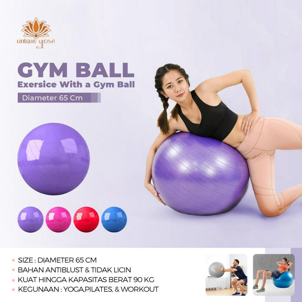 Bola Senam Olahraga Yoga / Bola Olahraga Murah / Bola Gym Fitness / Gym Ball Ibu Hamil / Bola Yoga