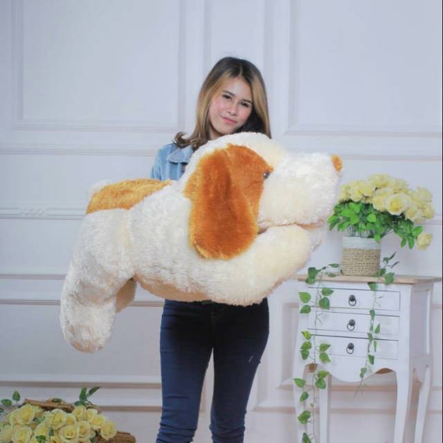 Boneka Anjing Guvi Jumbo Ukuran 1,1 meter / Toko Boneka Jumbo